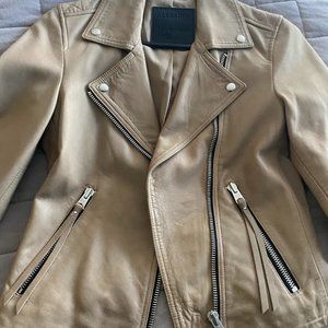 All Saints Dalby Leather Biker Jacket